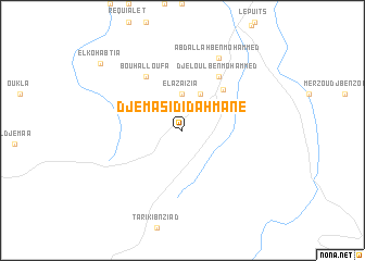 map of Djema Sidi Dahmane
