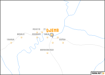 map of Djema