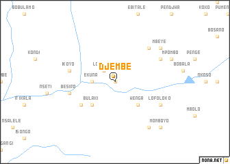 map of Djembe