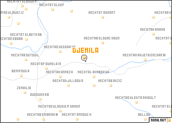 map of Djemila