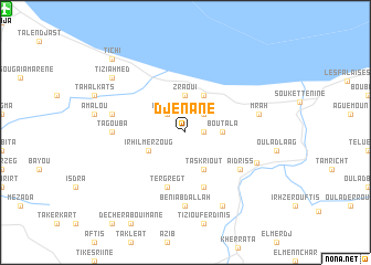 map of Djenane