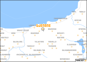 map of Djenane