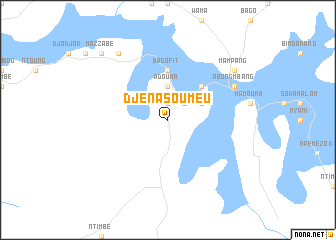 map of Djénasoumeu