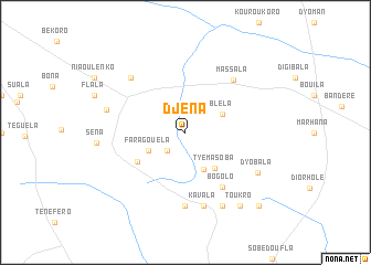 map of Djéna