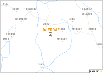 map of Djendje