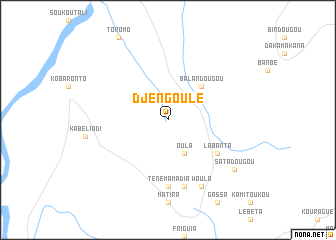 map of Djengoulé