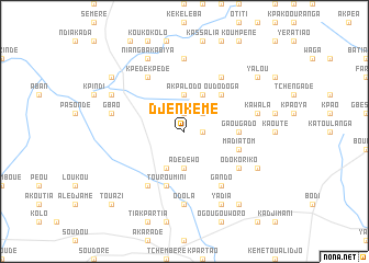 map of Djenkème