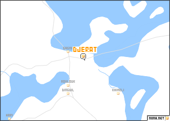 map of Djérat