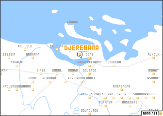 map of Djérébana