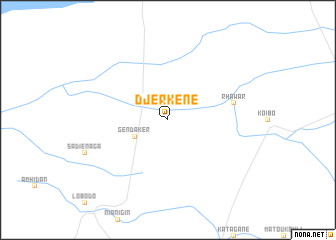 map of Djerkénè