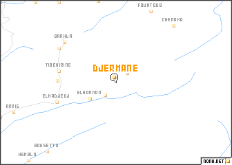 map of Djermane