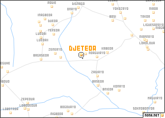 map of Djétéoa