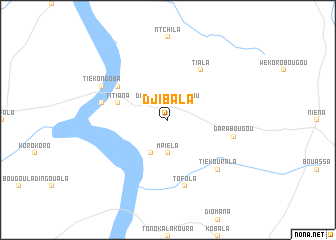 map of Djibala