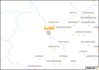 map of Djiba