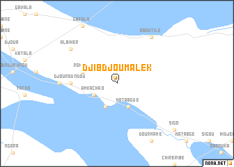 map of Djib Djoumalek