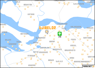 map of Djibélor