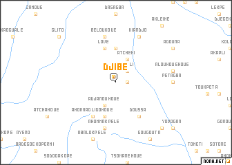 map of Djibé