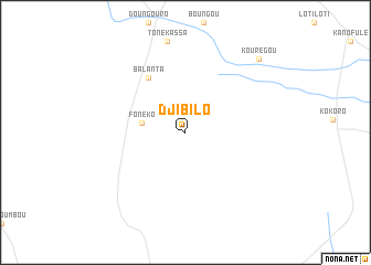 map of Djibilo