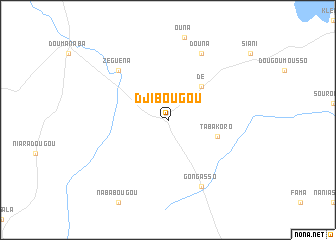 map of Djibougou
