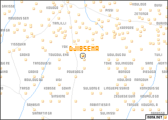 map of Djibséma