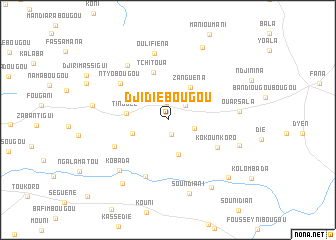 map of Djidièbougou