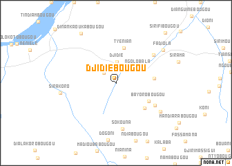 map of Djidièbougou