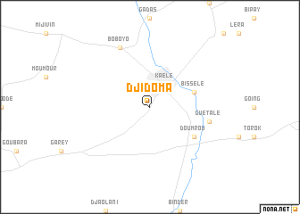 map of Djidoma