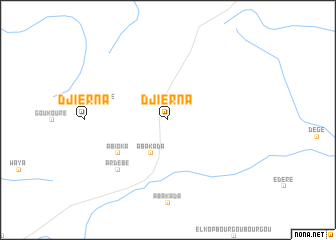map of Djiérna