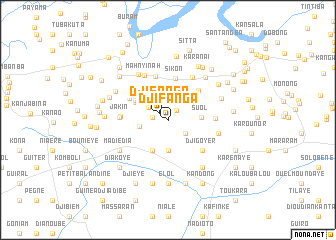 map of Djifanga