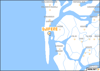 map of Djifère