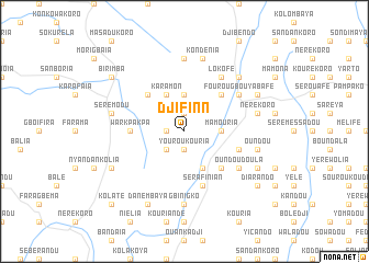 map of Djifinn