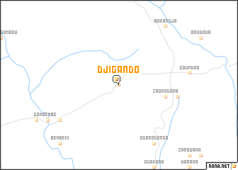 map of Djigando