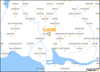 map of Djigbé