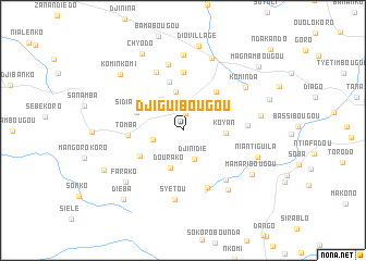 map of Djiguibougou