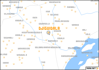 map of Djiguidala