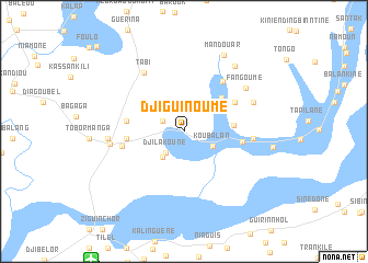 map of Djiguinoume