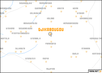 map of Djikabougou