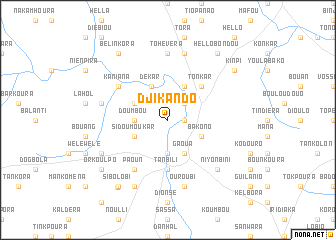 map of Djikando