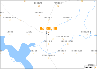 map of Djikouna