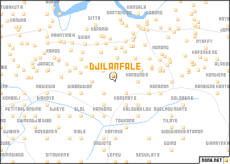 map of Djilanfalé