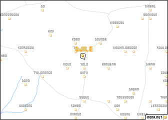 map of Djilé