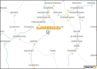 map of Djimabougou