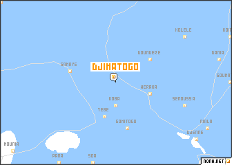 map of Djimatogo