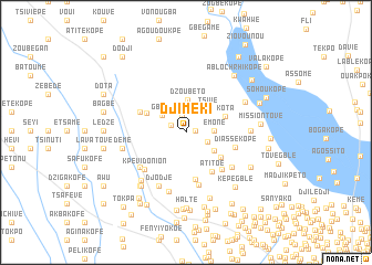 map of Djiméki