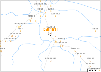 map of Djimeti