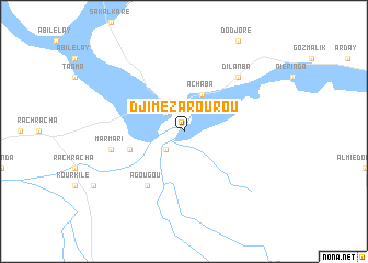 map of Djimèz Arourou