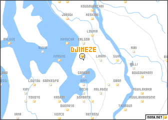 map of Djimézé