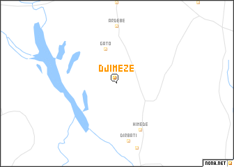 map of Djimézé