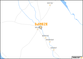 map of Djiméze