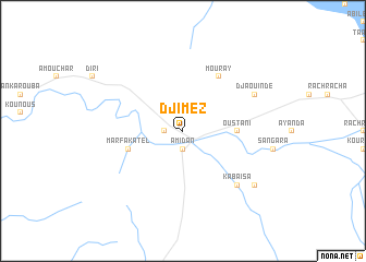 map of Djimèz